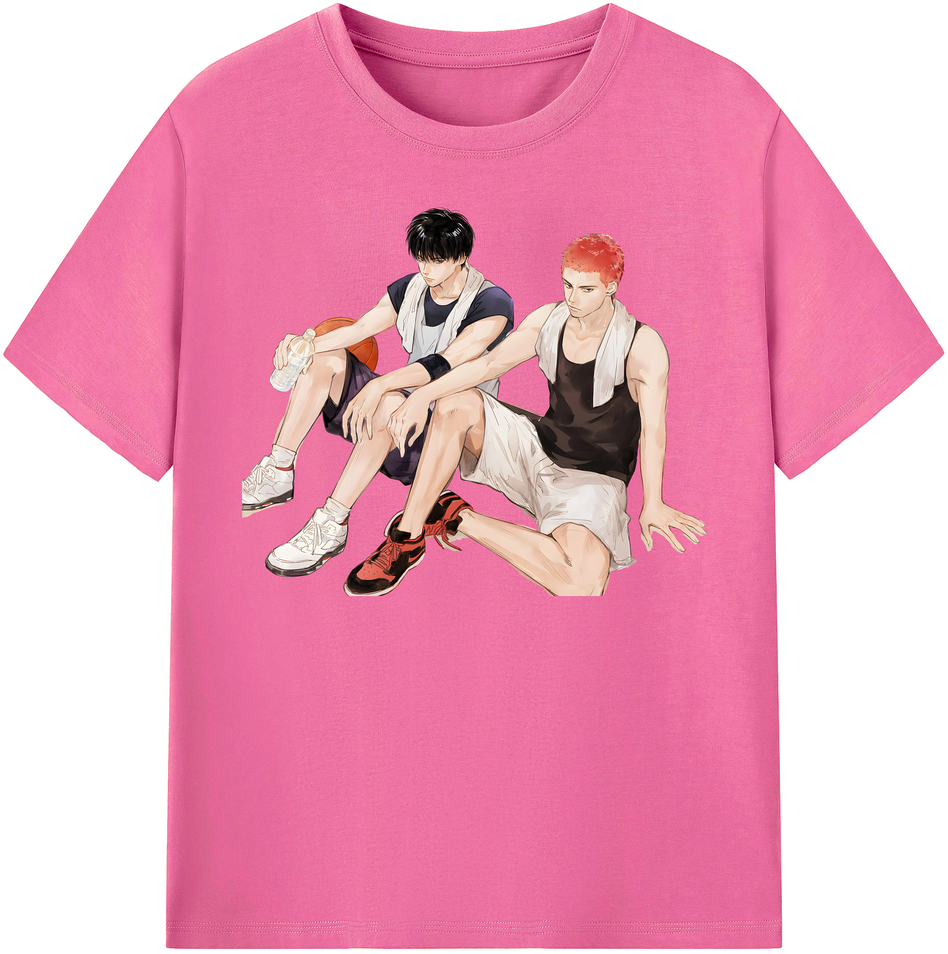 （画像用） SLAM DUNK／スラムダンク レディースカジュアルプリントTシャツ（綿100％）